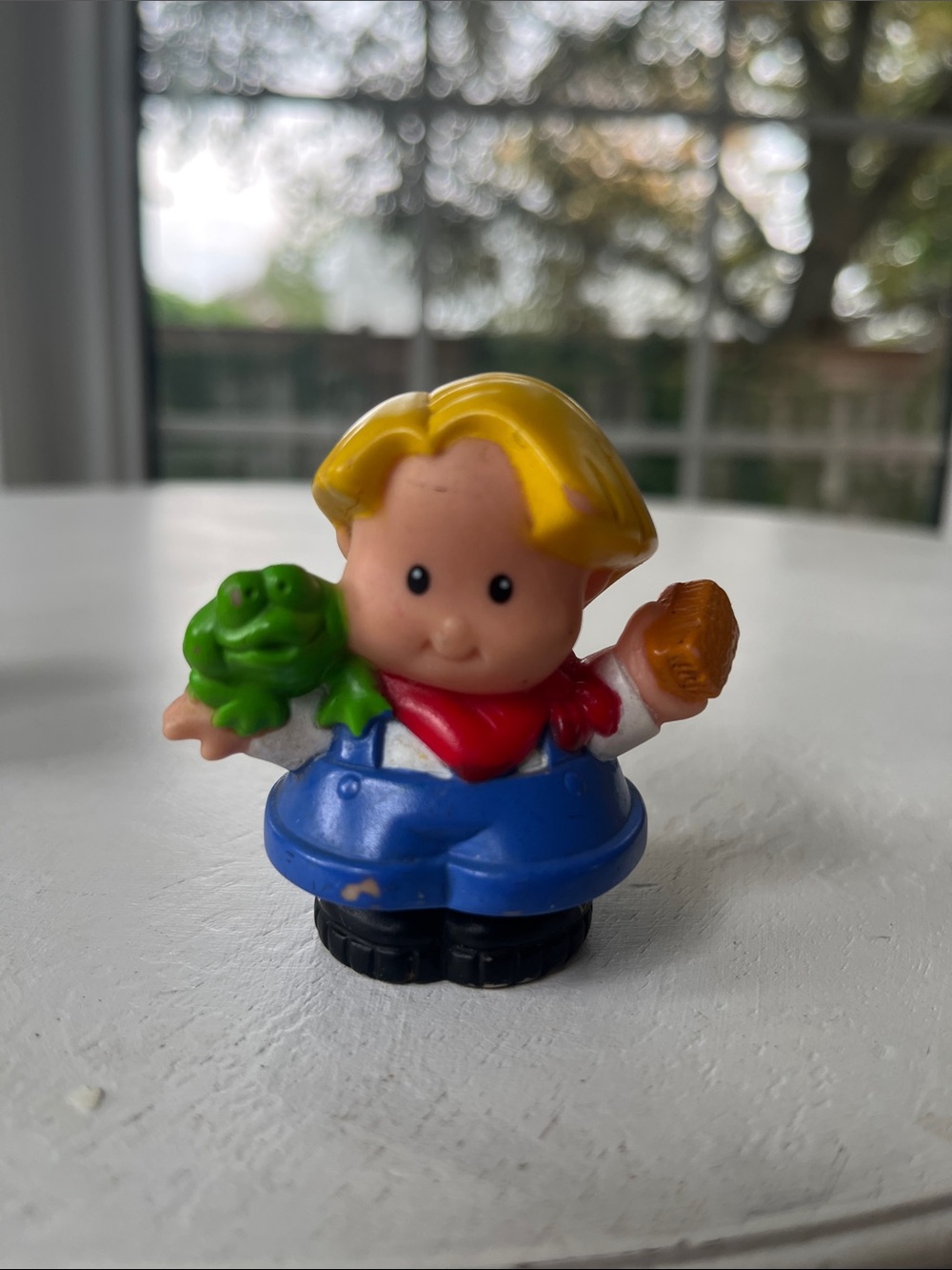 3/$10 💚 Little People Farmer Eddie with green frog